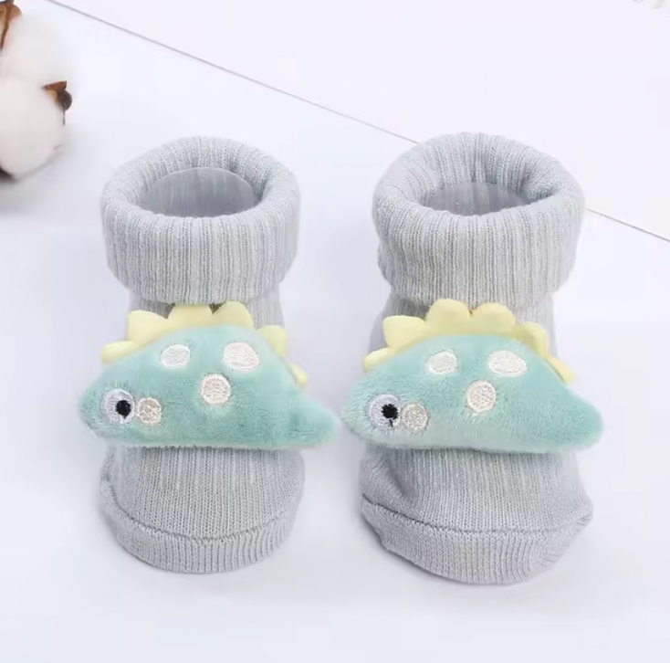 Babysocken mit 3D-Cartoon Motiven - Mon Bebé