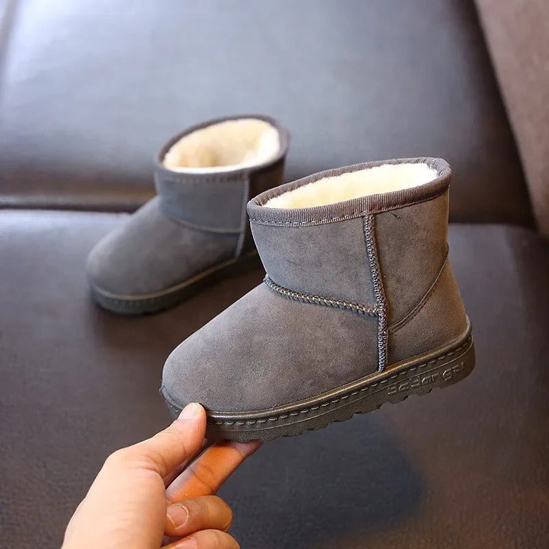 Winterstiefel für Kinder mit Plüschfutter und Schnalle – Warm und Rutschfest - Mon Bebé